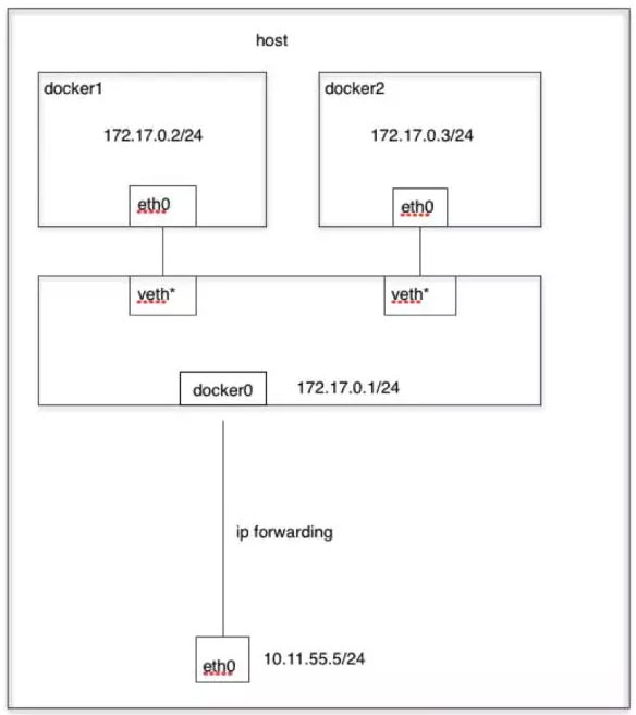 Docker bridge网络模式